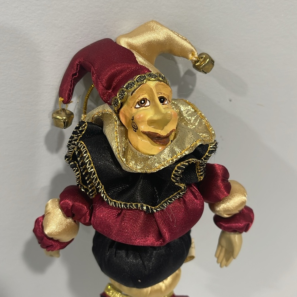 Katherine’s Collection Wayne Kleski Jester “On A Sick” Christmas Tree Toy